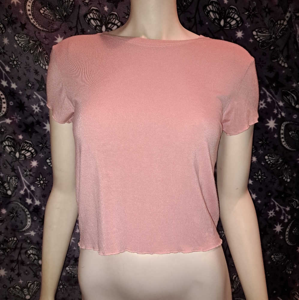 Pink Crop Top